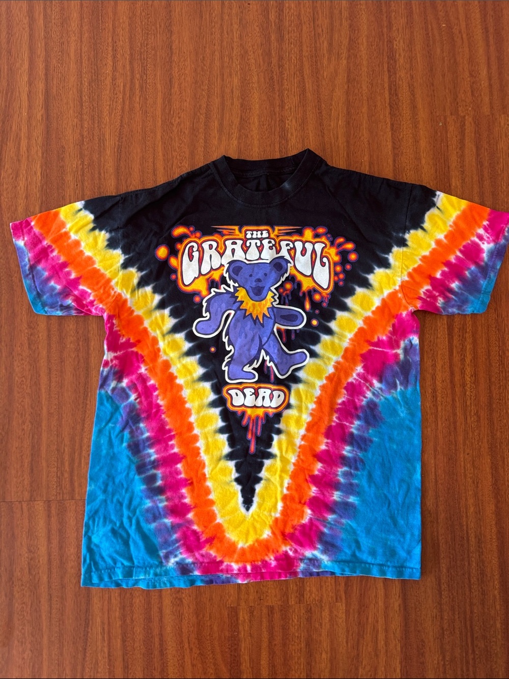 Grateful Dead Men’s Tie-Dye Graphic Tee - Multicolor